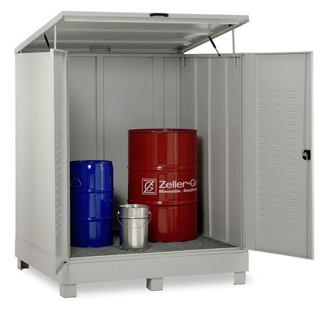 Gefahrstofflager aus Stahl, 320 l